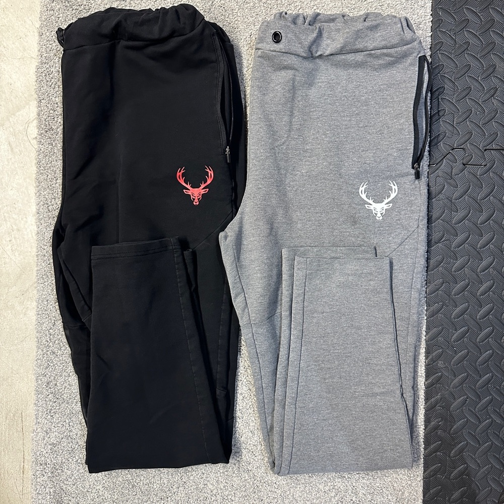 Lot of Men’s Bucked Up Black and Gray Joggers Size Large